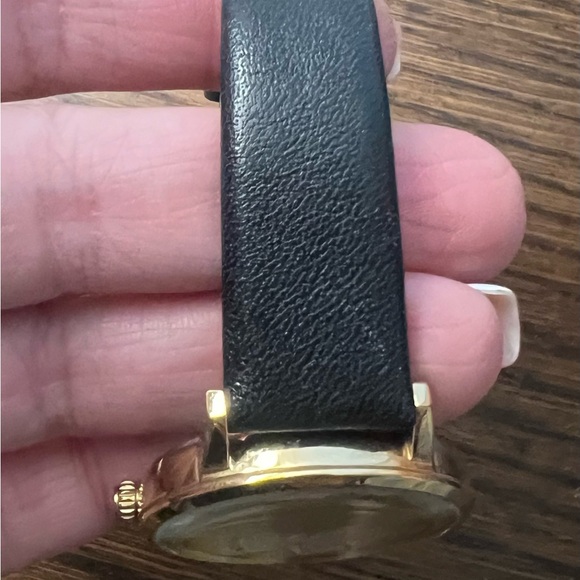 Kate Spade Gold and Black Watch with Silver Dial - Picture 3 of 5